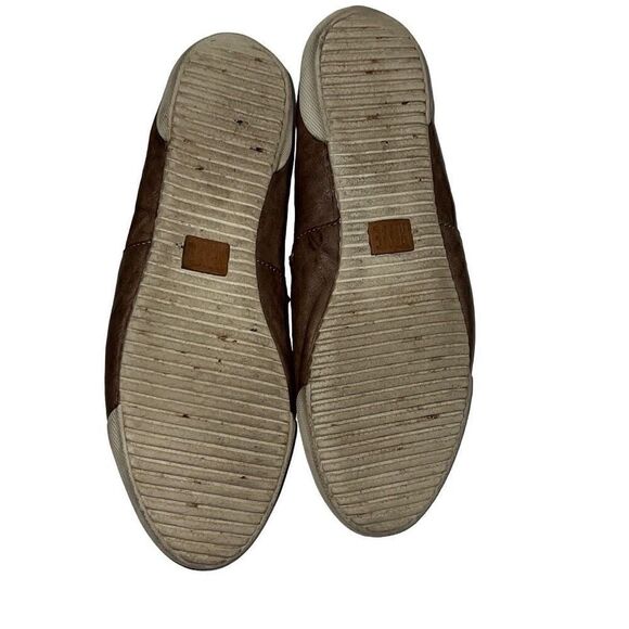 Frye Melanie Distressed Leather Loafers Light Brown Slip On Womens Sz 7.5 READ - Picture 10 of 11